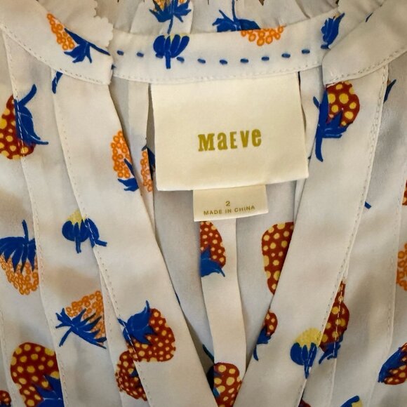 Anthropologie Maeve Fragola Ruffle Tank - Picture 3 of 4